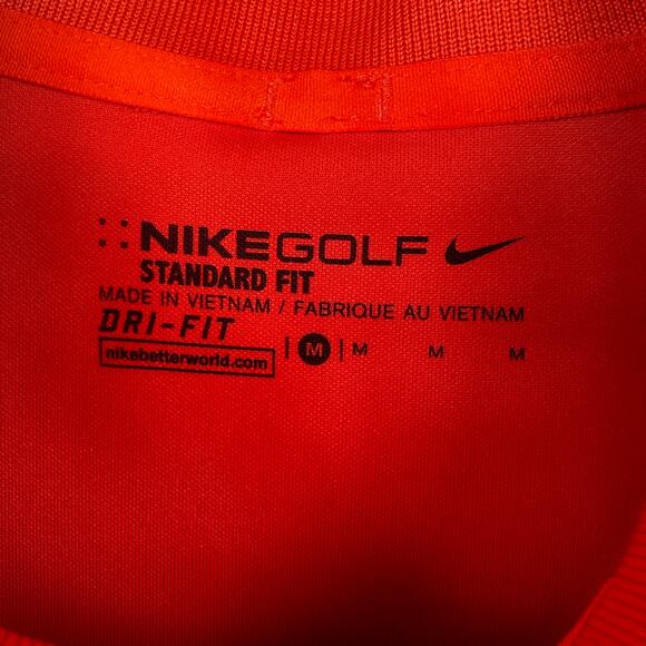 Nike Men's Polo Shirt Golf Dri Fit Victory Solid Polo Performance Resort Red Med - Picture 5 of 8